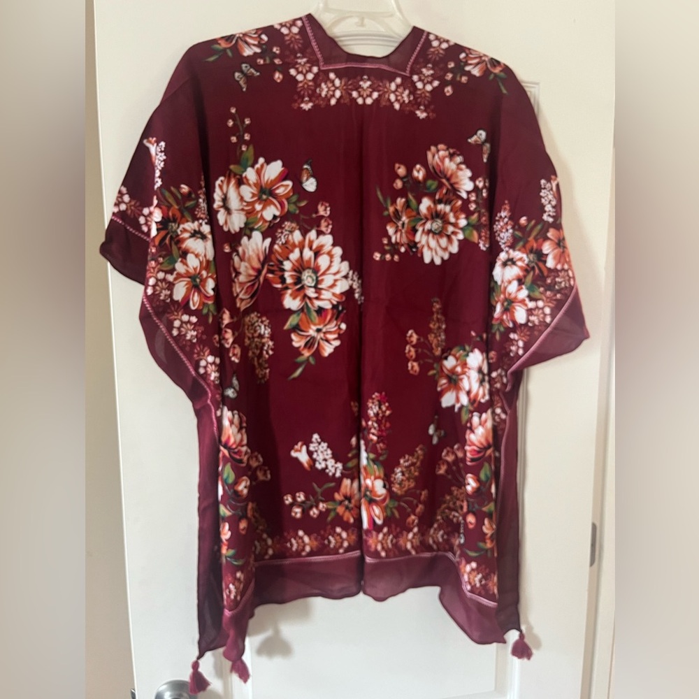 New! Vince Camuto Designer Kimono Wrap, Ruana Women’s OSFM - Picture 5 of 16